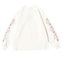 画像をギャラリービューアに読み込む, Japanese anime girl long sleeve white T shirt / レトロガール 女の子 アニメ柄 サブカル ロングTシャツ ロンT 長袖 レディース ビッグシルエット 白 M L XL 90s オタク 原宿ファッション かわいい ストリート 春物 秋物
