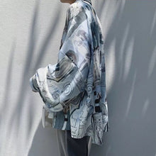 画像をギャラリービューアに読み込む, 【古代エジプト柄】Egypt pattern long sleeve shirt / ゆるレトロ ファラオ 総柄シャツ シャツワンピース 長袖 トップス ブラウス mens レディース 原宿 韓国 ストリート K-POP XL ゆったり オーバーサイズ 春物 秋物