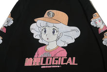 画像をギャラリービューアに読み込む, Japanese anime girl long sleeve white T shirt / レトロガール 女の子 アニメ柄 サブカル ロングTシャツ ロンT 長袖 レディース ビッグシルエット 白 M L XL 90s オタク 原宿ファッション かわいい ストリート 春物 秋物